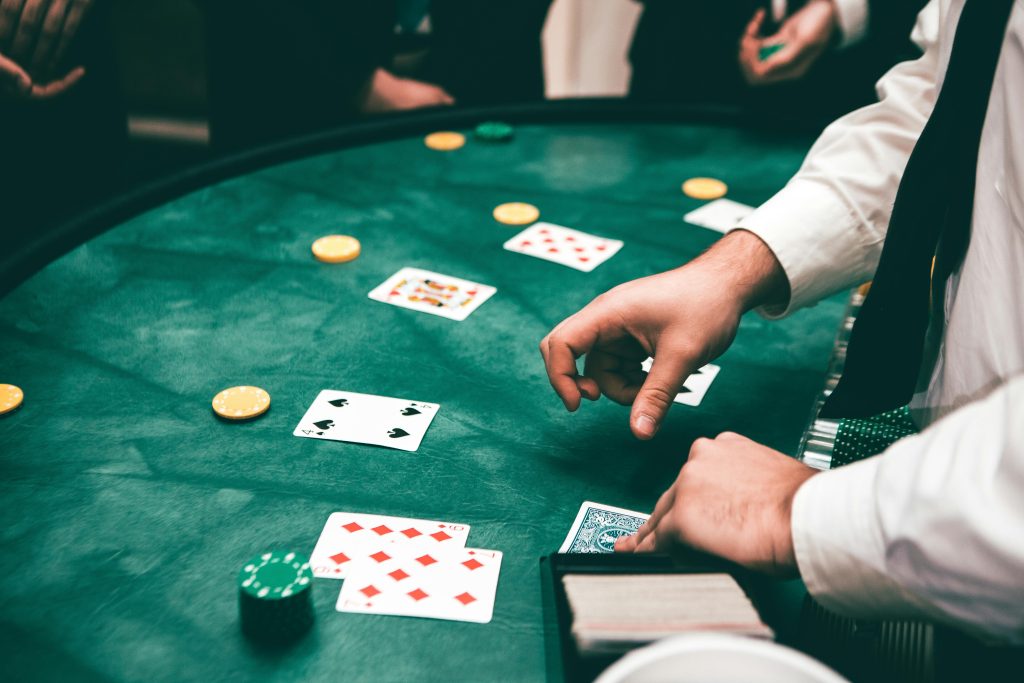 Image of Blackjack being played